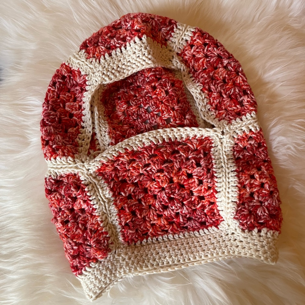 Handmade Granny Square Balaclava